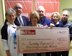BCF Flood Sports Aliance donation $20k