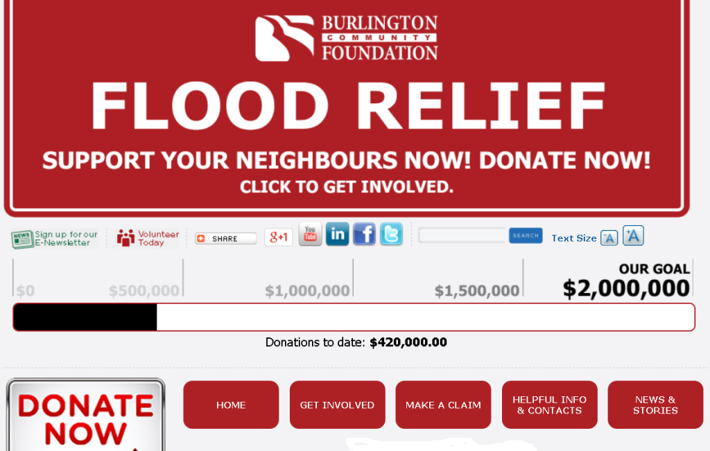 BCF home page - Donate now