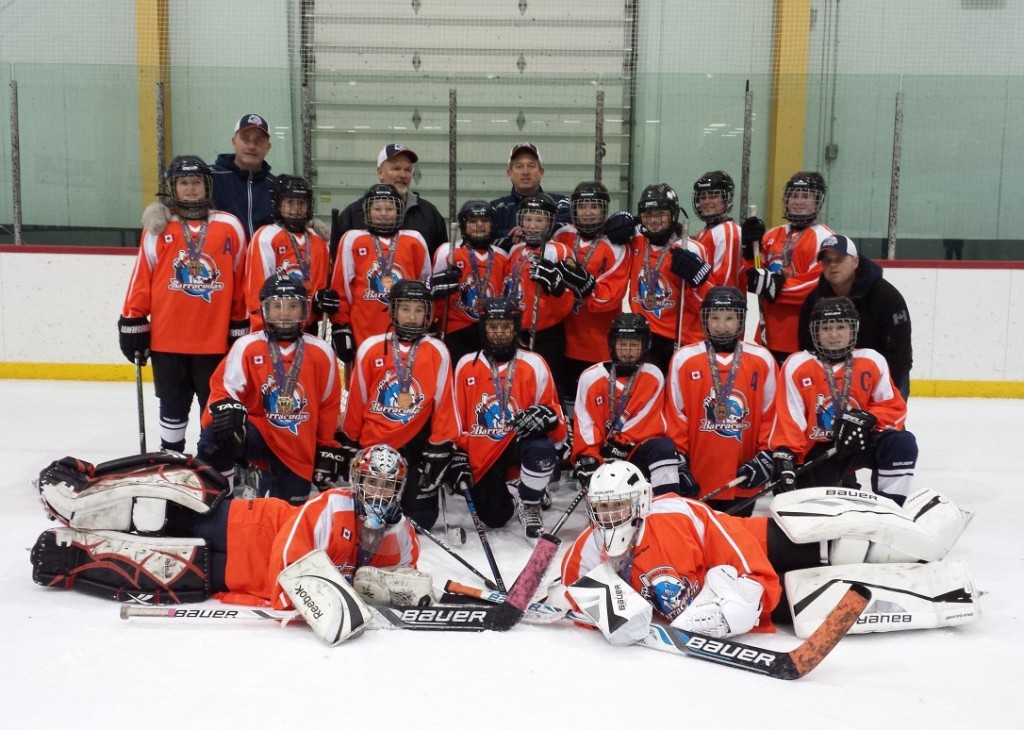 Barracudas PeeWee DS bronze medal Dec 2014