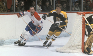 Beliveau against the Bruins