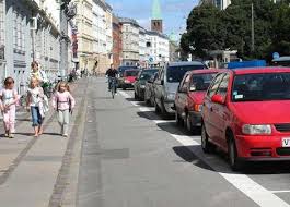 Bike lanes in Denmark