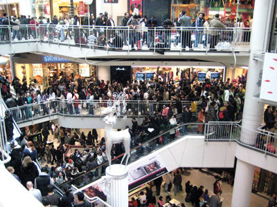 Boxing day at the Eaton Centre
