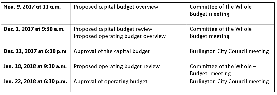 Budget dates graphic 2017