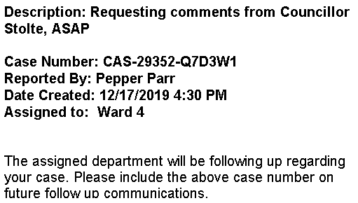CRM notice
