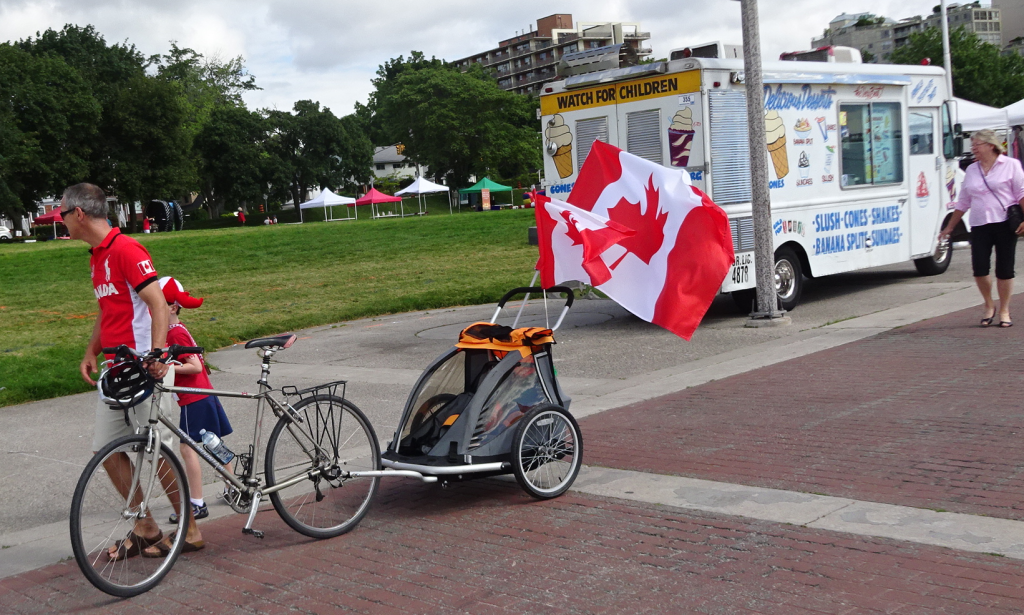 CanDay showing the flag