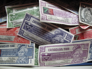 Canadian Tire money