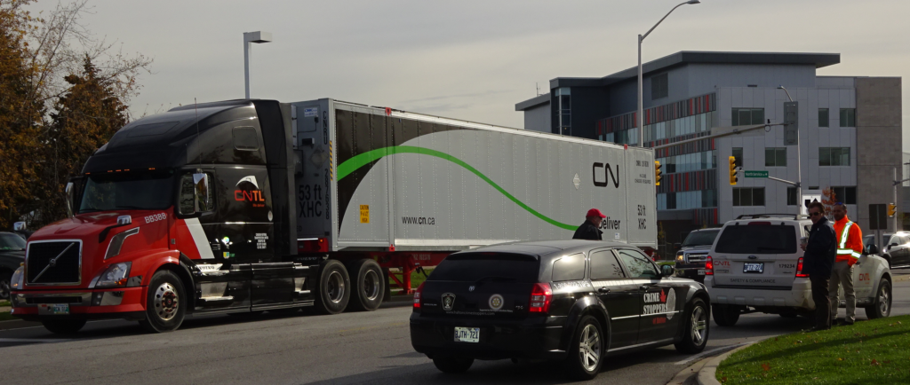 Cargo theft - CN truck