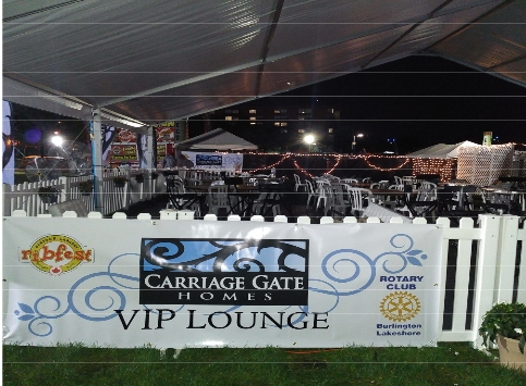 Carriage Gate VIP tent