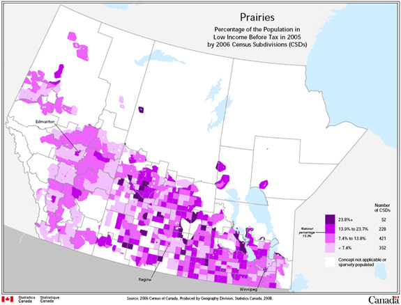 Census data map