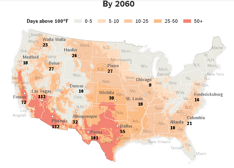 Climate change # 2 by 2060