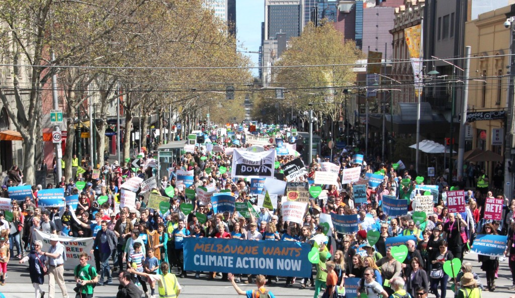 Climate change demonstrations