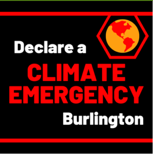 Climate emergency graphic