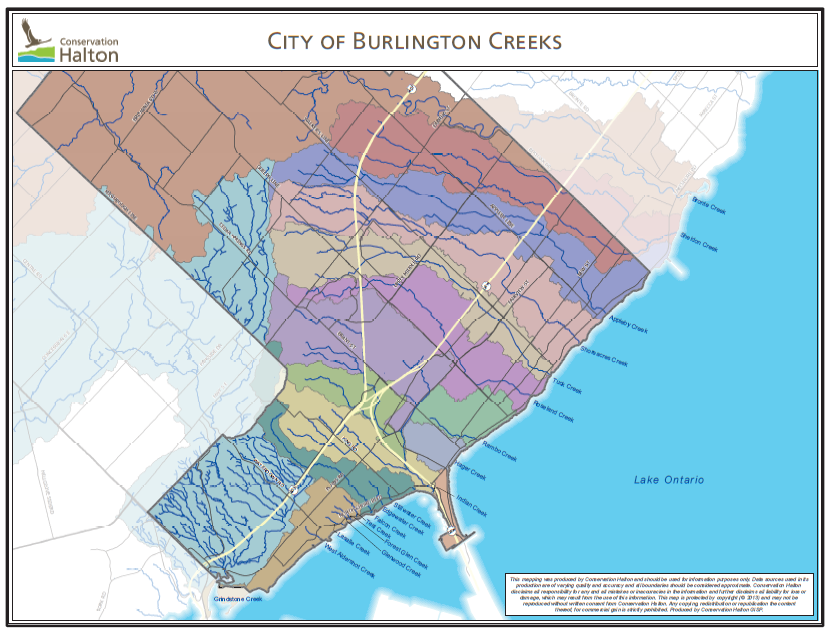 Creeks map