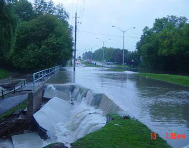 Culverts overtopping