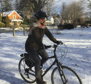 Cyclist - winter