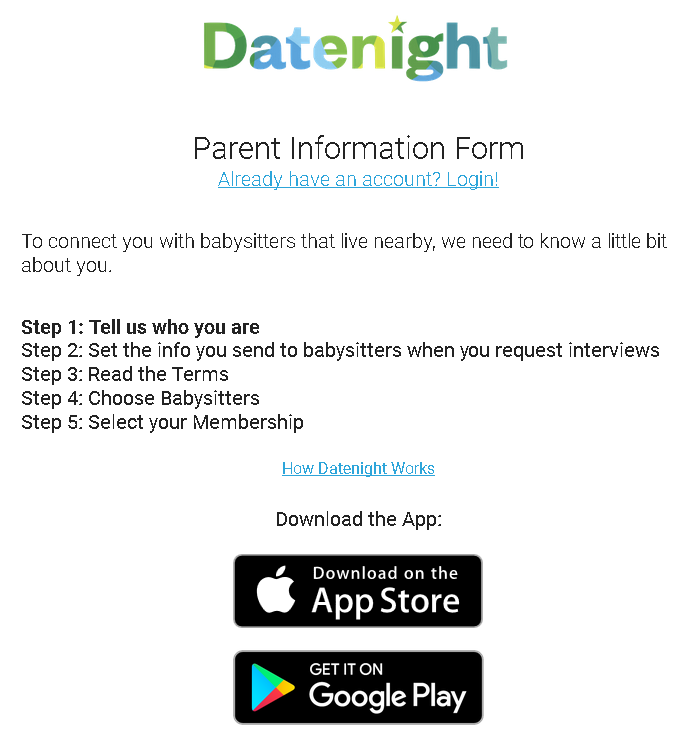 Datenight app