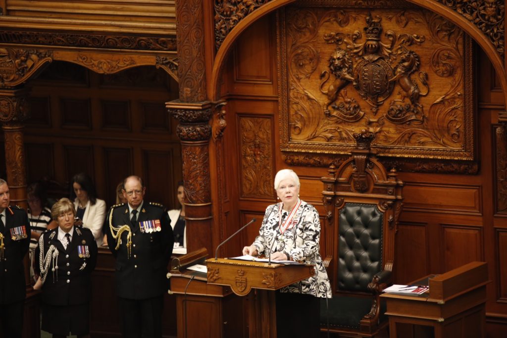 Dowdeswell delivering Throne Speech MAr 16-2018