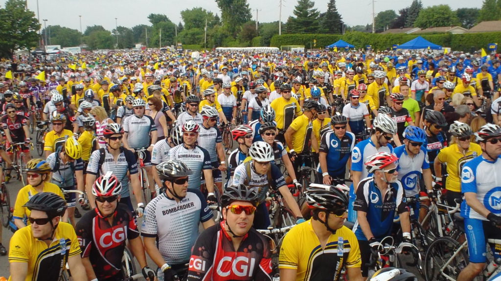 Enbridge ride to conquer cancer