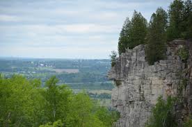 Escarpment - outcropping of rock