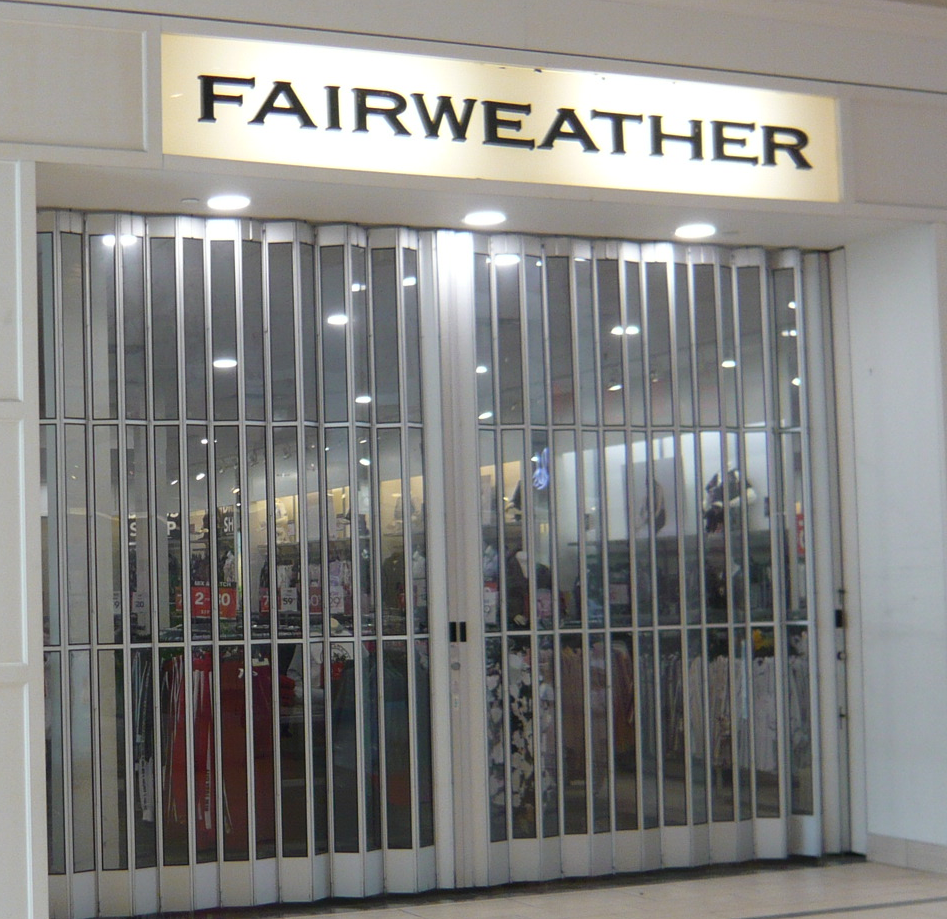 Fairweather closed