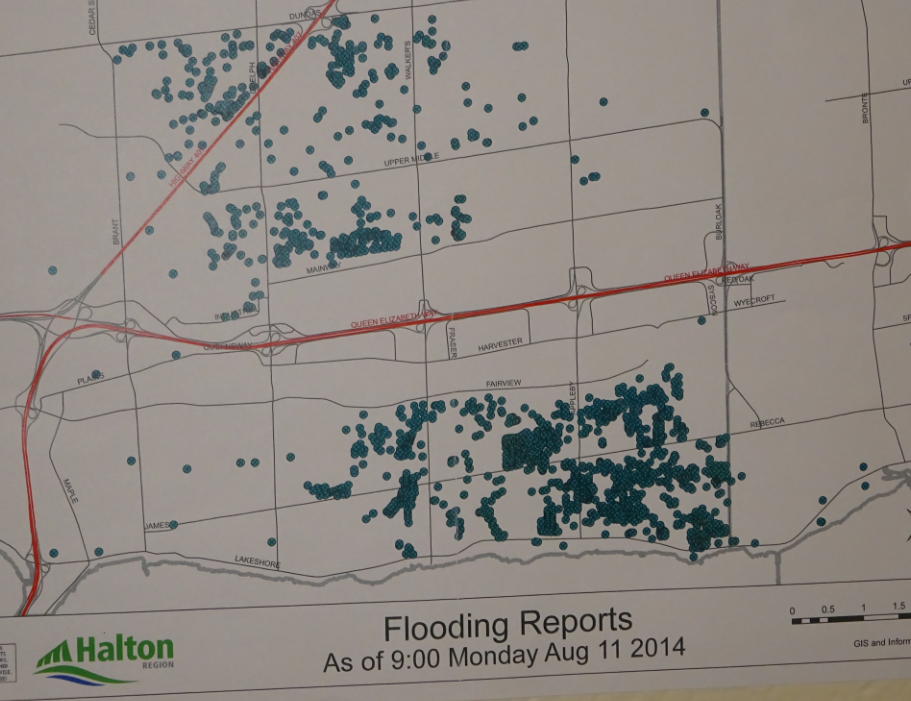 Flooding - Regional map houses