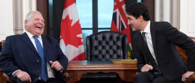 Ford and Trudeau November 2019