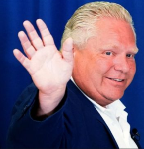 Ford waving