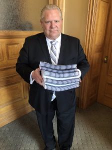 Ford with documents