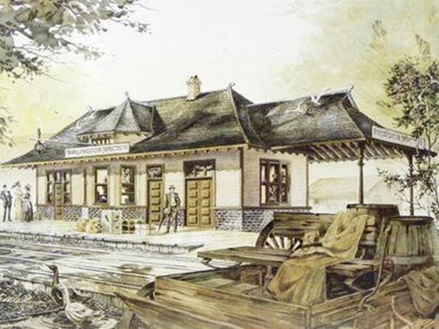 Freeman station - drawing