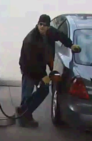 Gas theft suspect