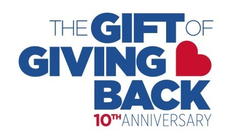 Gift of Giving back logo - 10th
