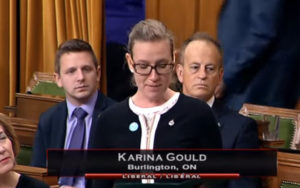 Gould in the House of Commons