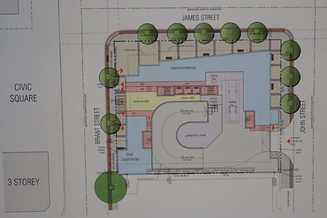 Ground floor - parking ramp