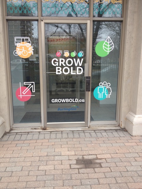 Grow bold - front door