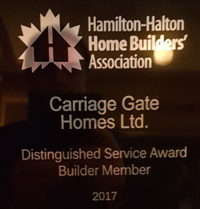 HHHBA award to Carriage Gate 2 cropped