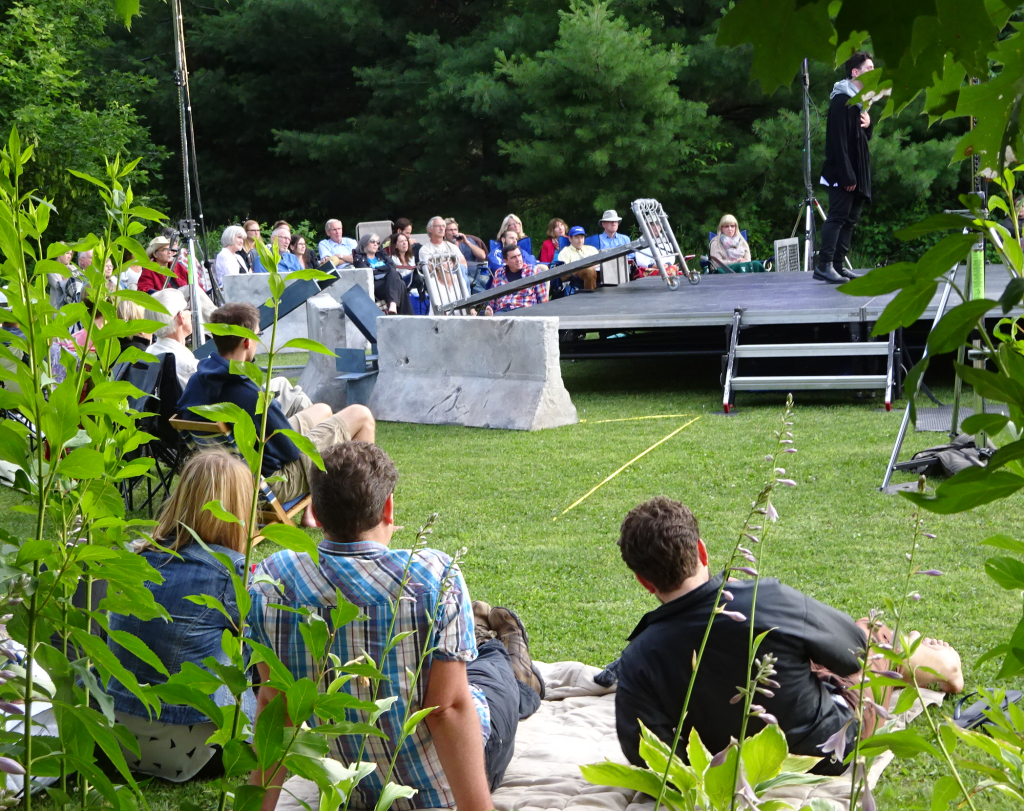 Hamlet - Lowville Festival - people on grass