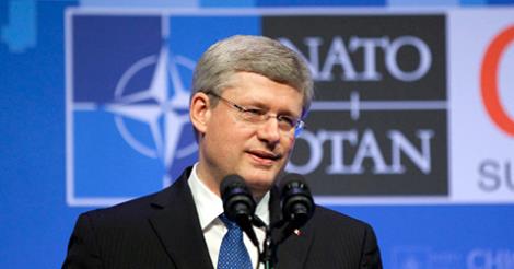 Harper witrh word NATO