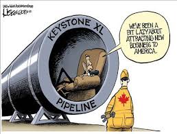 Keystone pipeline cartoon