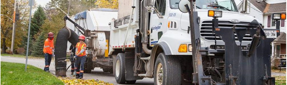 Leaf collection 2017 truck