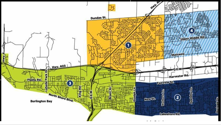 Leaf pick up zones 2017