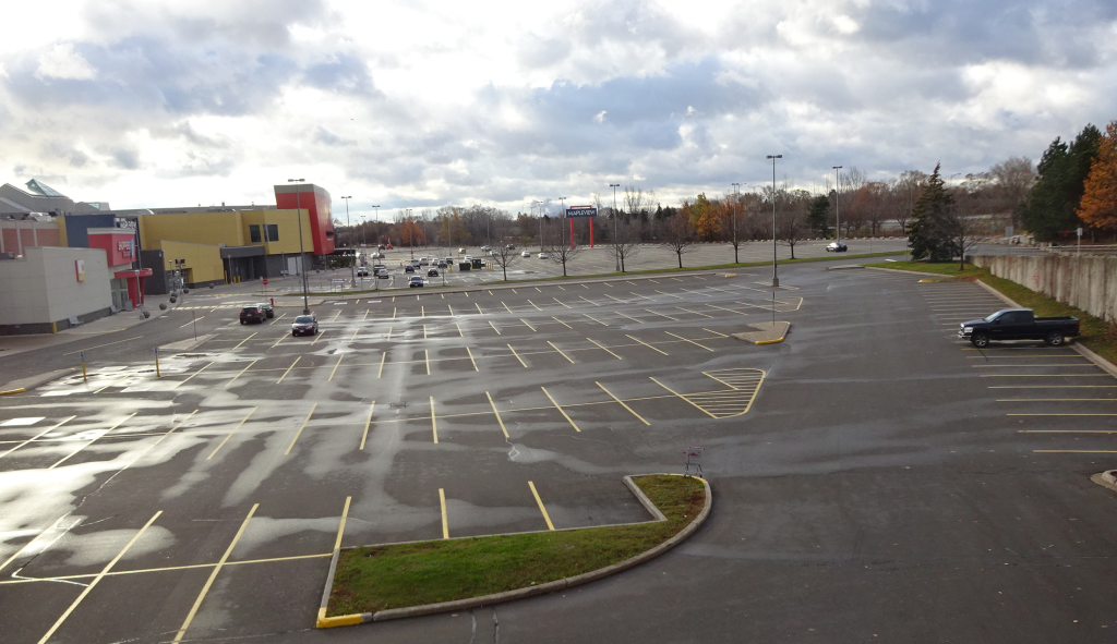 Mapleview Mall parking - south west side