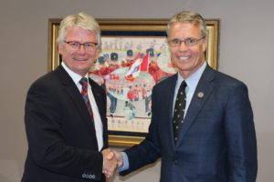 Mayor Goldring and Mayor Berends
