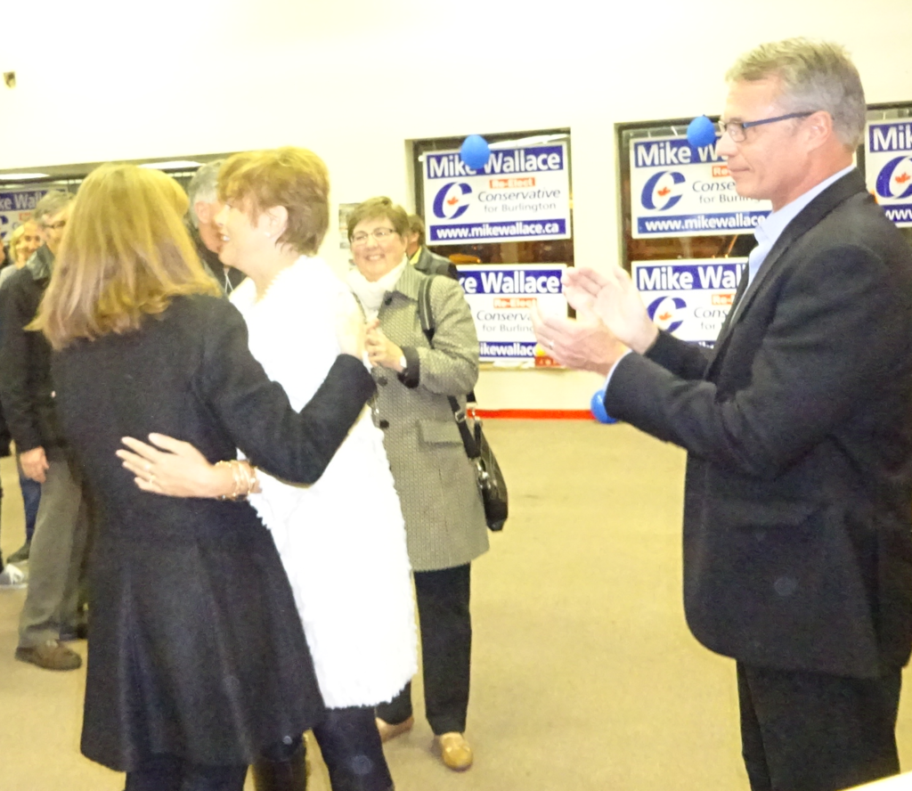 Mayor at Wallace election HQ Oct 2015