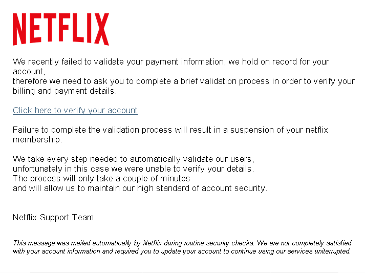 Netflix scam part 2