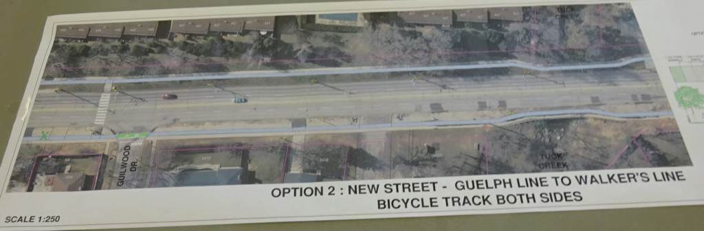 New Street bikelanes Option 2