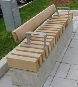 Pathway - city bench