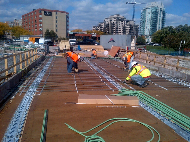 Pier - rebar being putr down Oct 9-12