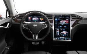 Rivers Tesla cockpit