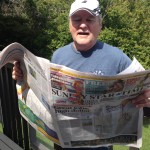 Rivers reading a newspaper Jan 3-15