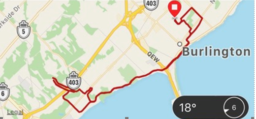 Route for the Sept 2 run